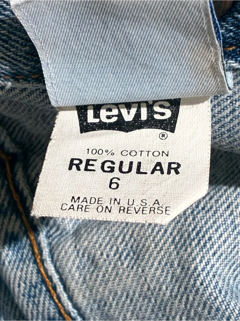 VTG Levi’s Little Levi’s Jean Jacket Orange Tab